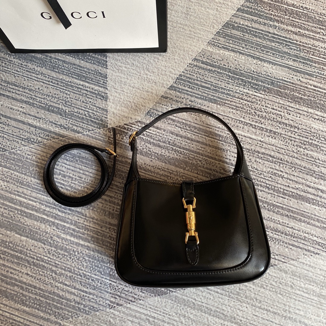 Gucci Jackie 1961 Mini Shoulder Bag 637091 Black